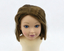 Medium Brown Middle Part Straight Bob Wig With 8cm Inner Diameter For Fashion Girl Doll | Synthetic Doll Replacement Hair Accessory