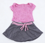 #201 【 Spirit Outfit Tee & Skirt】
