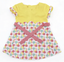 #126 【Yellow Top Floral Print Spliced Dress】