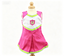 #333 【 pink white Dress】