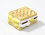 【A sandwich SMORES from Adventure Campfire Set for 18'' doll food】