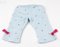 #322 【 light blue pants Pants bow heart 】 Main image