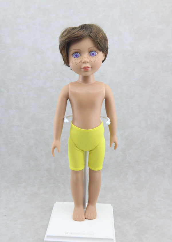Brown Short Wig for 14.5" Doll hair WellieWishers