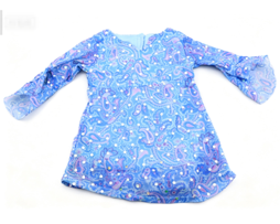 #97  Blue Paisley Dress Main image