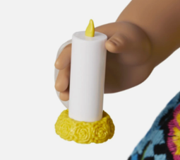 #290 【A candle with marigold base】 Main image