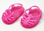 #29 【Pink Jelly Strap Summer Sandals for 18'' doll Cute Casual Footwear Accessory】
