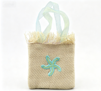 #397 【Starfish Woven Tote Bag】 Main image