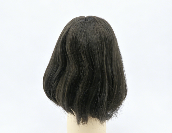 Dark Tea Brown Middle Part Shoulder Bob Wig For 18'' Fashion Girl Doll | Synthetic Doll Replacement Hair Accessory