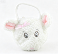 #444 【Angelina Ballerina Mouse Face Child Purse Plush】 Main image