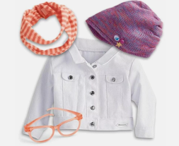 #1 【Jacket & Hat & Glasses & Scarf for 18'' doll】 Main image