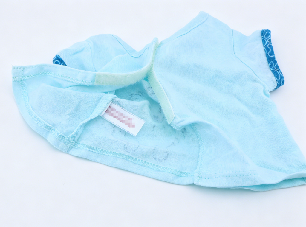 Light Blue Pomeranian Print Short Sleeve T-Shirt FOR 18'' DOLL | Doll Outfit Accessory