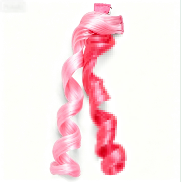 #288 【wavy hair extension (light pink only)】 Main image