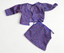 #415 【Purple Sparkle Knit Cardigan and Top for 18'' doll】