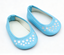 #457 【Aqua shoes silvery dots】