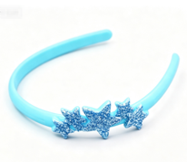 #375 【blue headband & glittery stars from Sparkle & Shine】 Main image