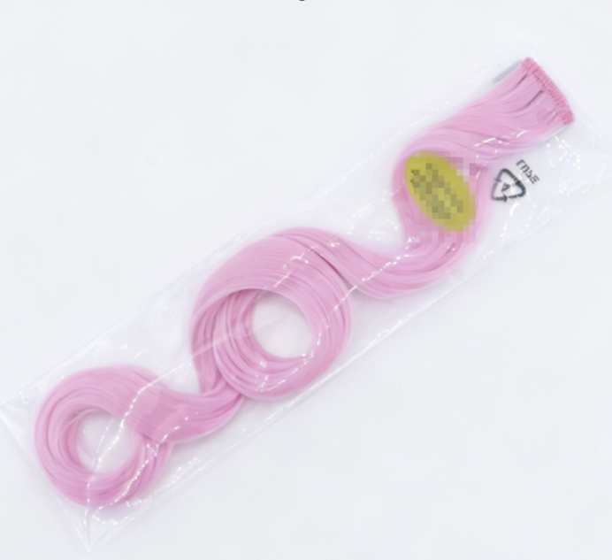 #287 【wavy hair extension (light Pink) for Long Hair Looks】 Main image