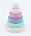 #112 【Macaron Pastel Stacking Ring Mini Toy Tower Prop Nursery Scene Accessory for 18'' doll】