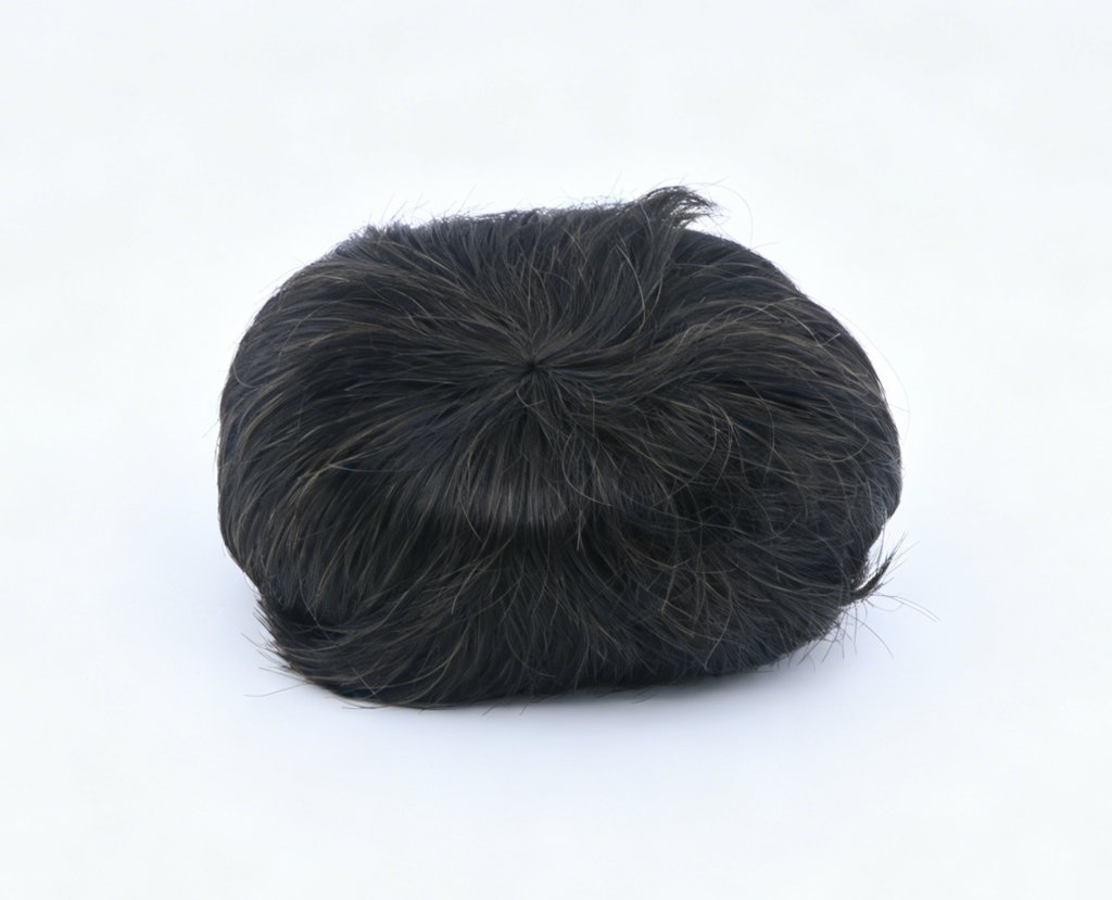 Dark Tea Brown Boy Short Textured Wig For 18'' Fashion Girl Doll | Synthetic Doll Replacement Hair Accessory