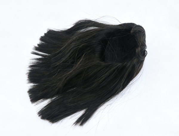 Dark Tea Brown Straight Long Wig With Bangs For 14'' Fashion Girl Doll | Synthetic Doll Replacement Hair Accessory