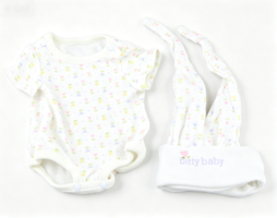 #90  Layette Bodysuits & Hat set Main image