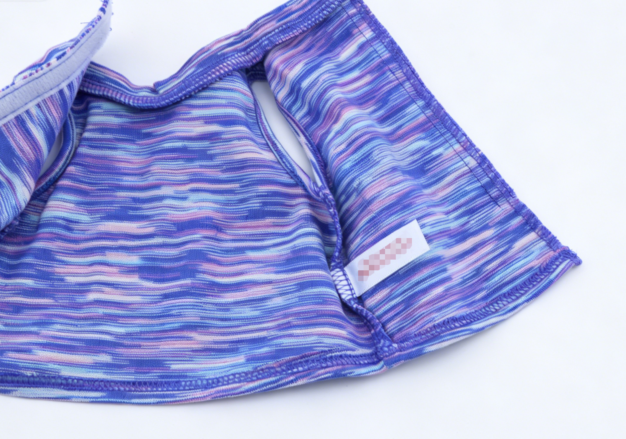 Purple Blue Marled Striped Sleeveless Tank Top FOR 18'' DOLL | Doll Outfit Accessory