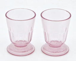 #214 【2pcs Pink Plastic Tumbler Cups 】 Main image