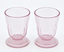 #214 【2pcs Pink Plastic Tumbler Cups 】