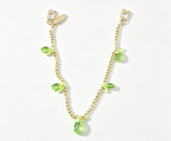 #83  Necklace green gemstones Main image