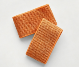 #186 【A pair of sparkly orange wristbands】 Main image