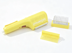 #19 【Yellow Powerpro Hair Dryer with 2 Attachments for 18'' Doll Groovy Bathroom 】 Main image