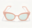 #35 【Light Pink Cat Eye Frame Sunglasses Summer Outdoor Accessory for 18'' Doll Casual Beach Dress Up Play】