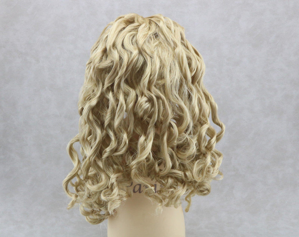 Long Curly Blonde Wig for Tannis Custom 18'' Doll hair