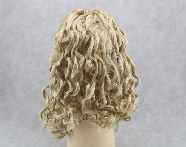 Long Curly Blonde Wig for Tannis Custom 18'' Doll hair