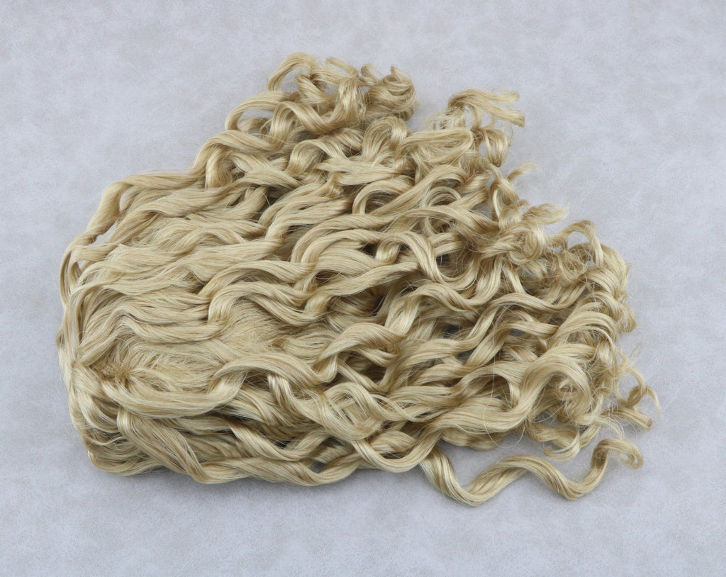 Long Curly Blonde Wig for Tannis Custom 18'' Doll hair