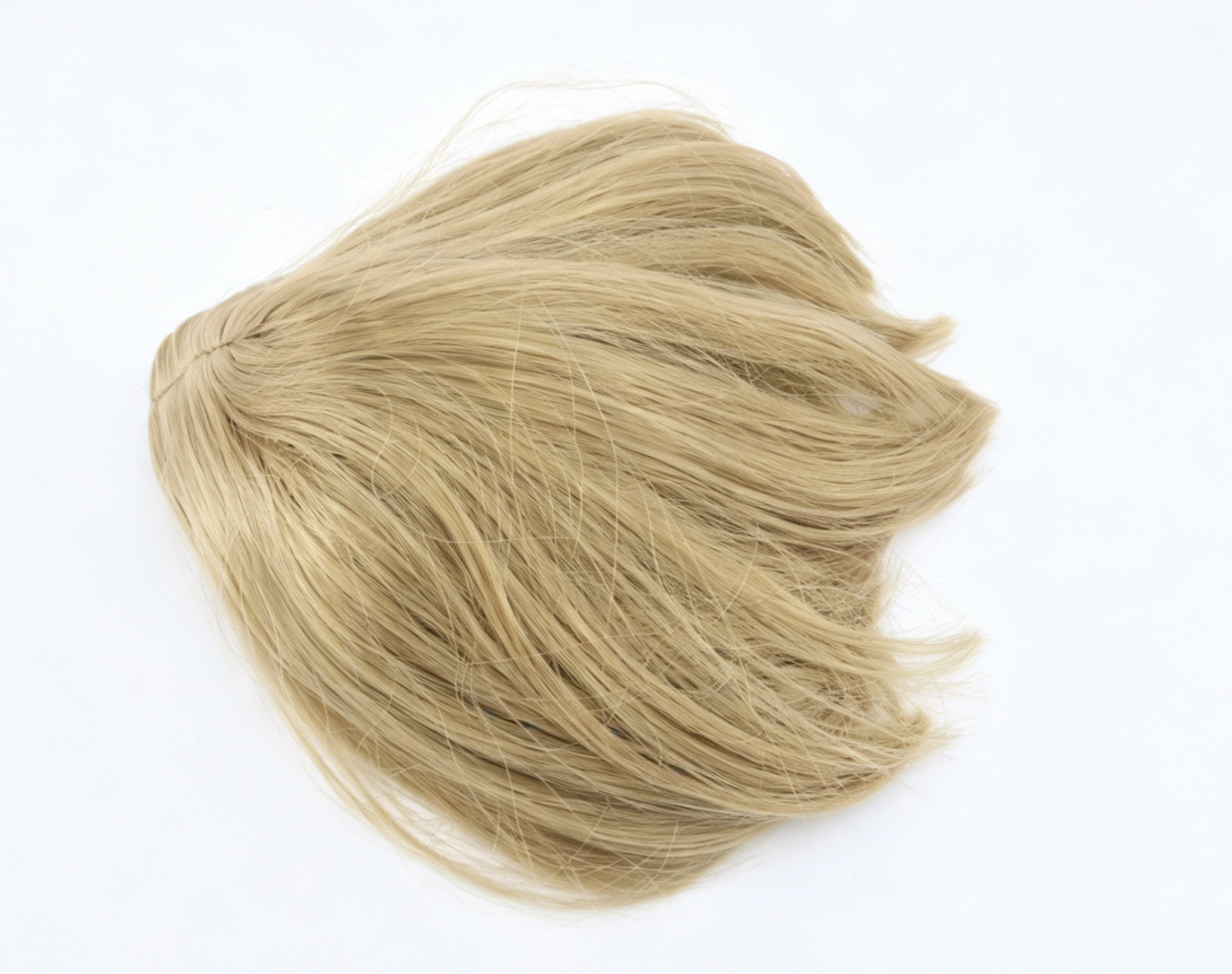 Light Blonde Straight Bob Wig For 18'' Fashion Girl Doll | Synthetic Doll Replacement Hair Accessory