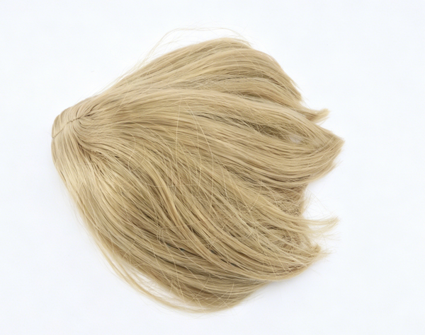 Light Blonde Straight Bob Wig For 18'' Fashion Girl Doll | Synthetic Doll Replacement Hair Accessory