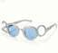 #283 【glittery silver glasses】
