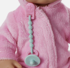 #167 【Beaded clip with pacifier for Little Bitty Baby doll】 Main image