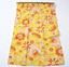 #21 【Yellow Floral Shower Curtain with Plastic Rod for 18'' Doll Bathroom 】