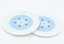 #211 【2pcs Blue Star Dessert Plates 】
