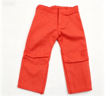 #325 【A Coral Red Orange Jeans Pants】 Main image