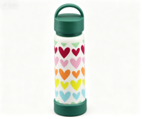 #356 【heart-print water bottle】 Main image