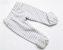 #346 【Two-tone striped footed pants】 Main image