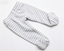 #346 【Two-tone striped footed pants】