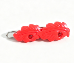 #190 【Red Leaf Hair Clip 】 Main image