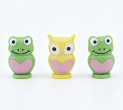 #8 【2pcs Frog & Owl Figurine Set for 18'' doll】 Main image