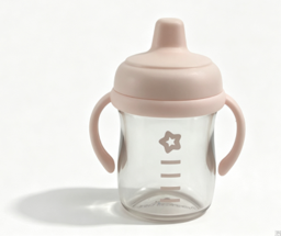 #72 Pink Star Sippy Cup Main image