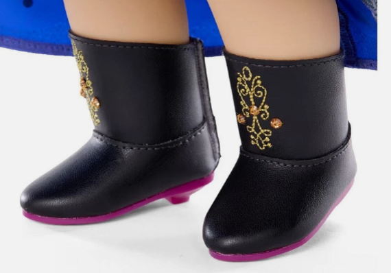 #224 【A pair of kitten-heel black boots】 Main image