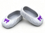 #130 【Gray Flat Ballet Shoes for 14.5'' doll】