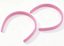 #242 【2Pcs Thin Pink Plastic Headband】